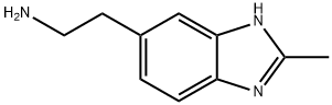 1H-Benzimidazole-6-ethanamine,  2-methyl- Struktur