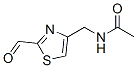 Acetamide,  N-[(2-formyl-4-thiazolyl)methyl]- Struktur