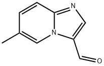 6-メチルイミダゾ[1,2-A]ピリジン-3-カルブアルデヒド 化学構造式