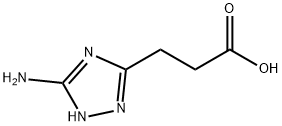 3-(3-氨基-1H-1,2,4-三唑-5-基)丙酸, 933753-12-9, 结构式