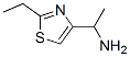 4-Thiazolemethanamine,  2-ethyl--alpha--methyl- Structure