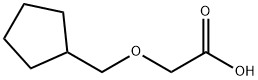Cyclopentylmethoxy-acetic acid Structure
