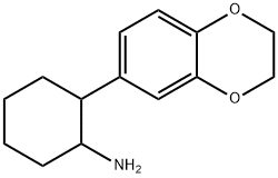 Cyclohexanamine,  2-(2,3-dihydro-1,4-benzodioxin-6-yl)- 结构式