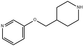 3-(4-PIPERIDINYLMETHOXY)PYRIDINE Structure