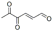 2-Hexenal, 4,5-dioxo- (9CI),93376-51-3,结构式