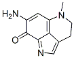 Pyrrolo[4,3,2-de]quinolin-8(3H)-one,  7-amino-4,5-dihydro-5-methyl- Struktur
