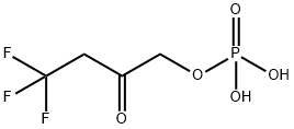 2-keto-4,4,4-trifluorobutyl phosphate Struktur