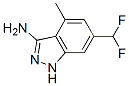 933880-99-0 1H-INDAZOL-3-AMINE, 6-(DIFLUOROMETHYL)-4-METHYL-