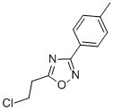 1,2,4-OXADIAZOLE, 5-(2-CHLOROETHYL)-3-(4-METHYLPHENYL)-,933945-46-1,结构式