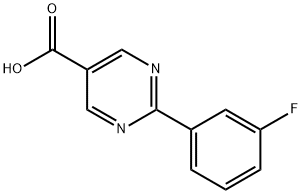 933988-24-0 2-(3-フルオロフェニル)ピリミジン-5-カルボン酸