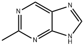 1H-Purine, 2-methyl- (9CI) Structure