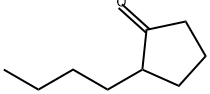 2-butylcyclopentanone  Structure