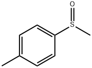4-メチルフェニル(メチル)スルホキシド 化学構造式