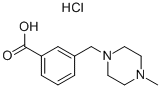3-(4-甲基-1-哌嗪甲基)-苯甲酸盐酸盐, 934020-51-6, 结构式