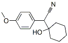 1-羟基环己基-4-甲氧基苯乙腈,93413-76-4,结构式