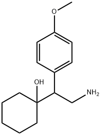 1-(4-Methoxyphenyl)-2-aminoethyl cyclohexanol hydrochloride Structure