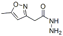 3-Isoxazoleacetic  acid,  5-methyl-,  hydrazide Struktur