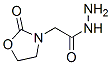 3-Oxazolidineacetic  acid,  2-oxo-,  hydrazide Structure