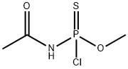 Phosphoramidochloridothioic  acid,  N-acetyl-,  O-methyl  ester,934176-28-0,结构式