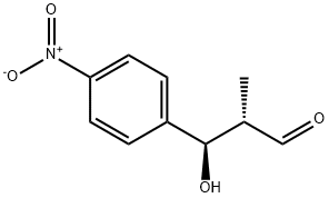 (2S,3R)-3-hydroxy-2-Methyl-3-(4-nitrophenyl)propanal Struktur