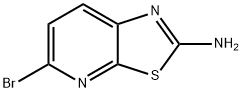 5-溴-2-氨基噻唑[5,4-B]并吡啶 结构式