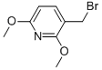3-(溴甲基)-2,6-二甲氧基吡啶, 934286-66-5, 结构式