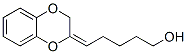 1-Pentanol,  5-(1,4-benzodioxin-2(3H)-ylidene)- Structure