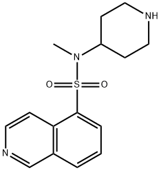 Isoquinoline-5-sulfonic acid-N-methyl-(piperidin-4-yl)-amide dihydrochloride Structure