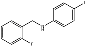 N-(2-Fluorobenzyl)-4-iodoaniline, 97%