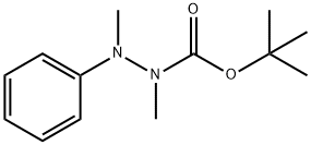 TERT-BUTYL 1,2-DIMETHYL-2-PHENYLHYDRAZINE-1-CARBOXYLATE 化学構造式