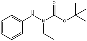 TERT-BUTYL 1-ETHYL-2-PHENYLHYDRAZINE-1-CARBOXYLATE Struktur