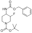 TERT-BUTYL 4-(BENZYLOXYCARBONYLAMINO)-3-FLUOROPIPERIDINE-1-CARBOXYLATE|