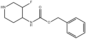 BENZYL 3-FLUOROPIPERIDIN-4-YLCARBAMATE|