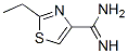 4-Thiazolecarboximidamide,  2-ethyl- 结构式