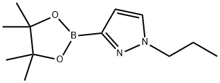 1H-Pyrazole, 1-propyl-3-(4,4,5,5-tetraMethyl-1,3,2-dioxaborolan-2-yl)- price.