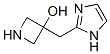 3-Azetidinol,  3-(1H-imidazol-2-ylmethyl)- Structure