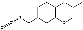 Cyclohexane, 1-ethoxy-4-(isocyanatomethyl)-2-methoxy- (9CI),93470-21-4,结构式