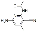 Acetamide,  N-(6-amino-3-cyano-4-methyl-2-pyridinyl)- Structure