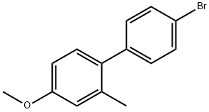 4-BROMO-4'-METHOXY-2'-METHYLBIPHENYL,934758-97-1,结构式