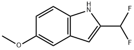 2-DIFLUOROMETHYL-5-METHOXYINDOLE Struktur