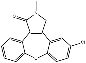 5-Chloro-2-methyl-2,3-dihydrodibenzo[2,3:6,7]oxepino[4,5-c]pyrrole-(2H)-one