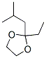 2-Ethyl-2-isobutyl-1,3-dioxolane,935-45-5,结构式