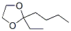 2-Butyl-2-ethyl-1,3-dioxolane Structure