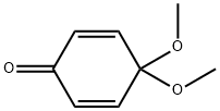 4,4-DIMETHOXY-2,5-CYCLOHEXADIEN-1-ONE, 96 Struktur