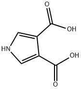 1H-pyrrole-3,4-dicarboxylic acid Struktur