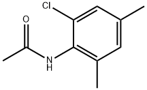 2'-クロロ-4',6'-ジメチルアセトアニリド 化学構造式