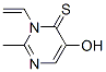 3-ethenyl-5-hydroxy-2-methyl-pyrimidine-4-thione 化学構造式