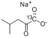 2-酮-4-甲基戊酸钠盐-1-13C 结构式
