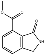 3-OXO-2,3-DIHYDRO-1H-ISOINDOLE-4-CARBOXYLIC ACID METHYL ESTER 化学構造式