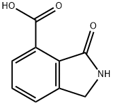 3-OXO-2,3-DIHYDRO-1H-ISOINDOLE-4-CARBOXYLIC ACID 化学構造式